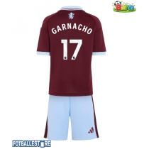 Aston Villa Alejandro Garnacho #17 Hjemmedraktsett Barn 2026-27 Kortermet (+ Korte bukser)